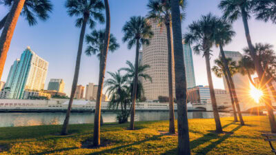 Downtown Tampa Bay waterfront